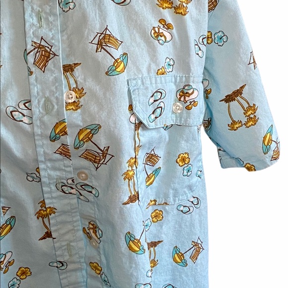 BocaBay Hawaiian Style Button Up Shirt Size XL - Picture 4 of 6